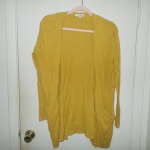 Madewell Summer Ryder Cardigan Mustard Size Extra Extra Small